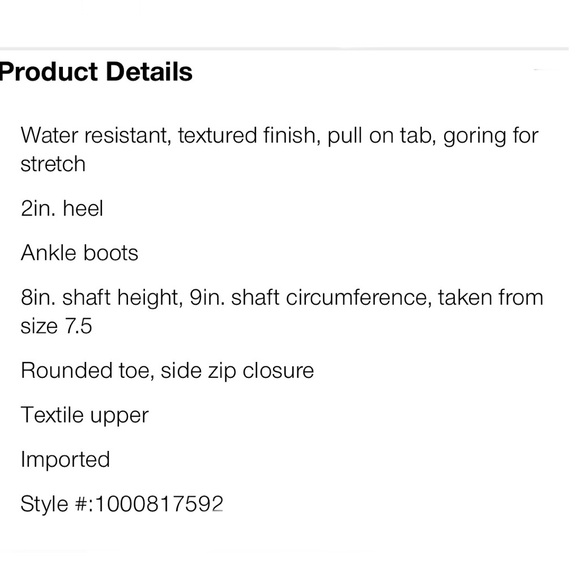 Vaneli Cipria Natural Zenon Stretch Knit Lug Sole Booties Women’s Size 7 NEW - Picture 9 of 9